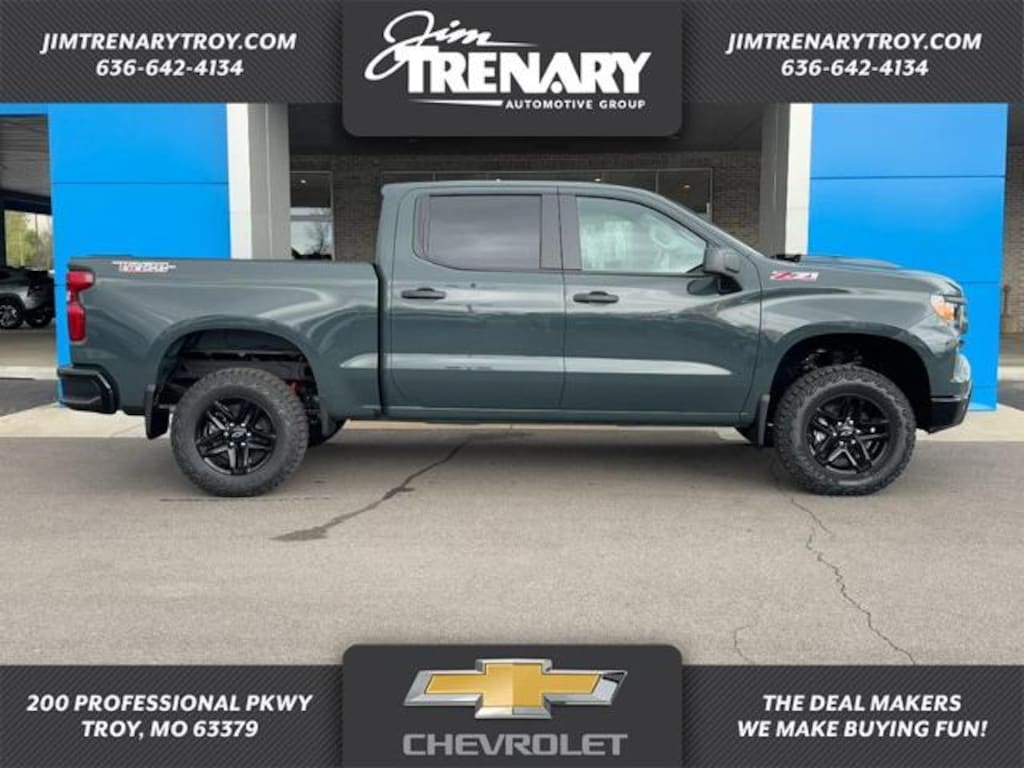 New 2026 Chevrolet Silverado 1500 Custom Trail Boss Truck