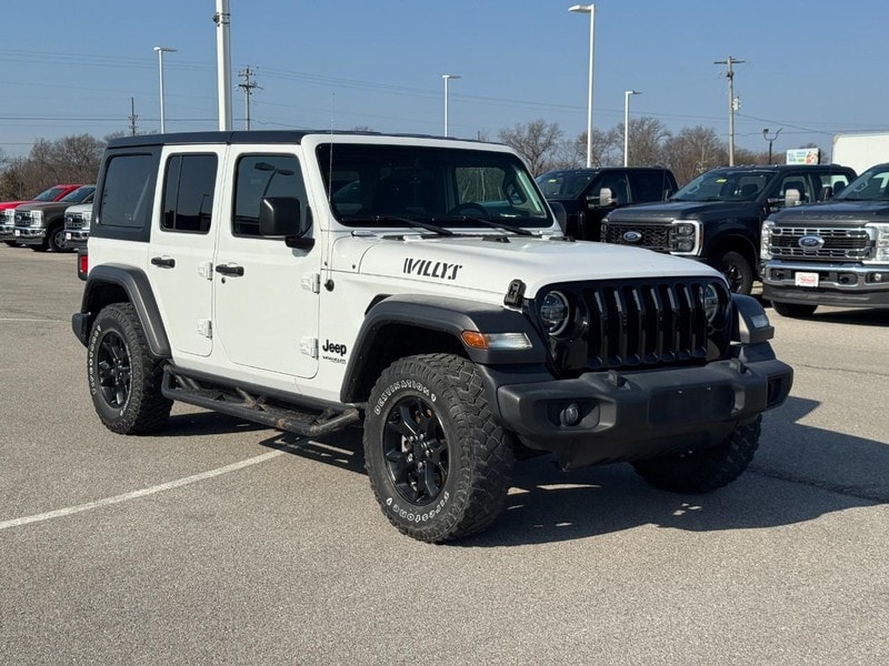 Used 2020 Jeep Wrangler Unlimited Willys with VIN 1C4HJXDN6LW237866 for sale in Moscow Mills, MO