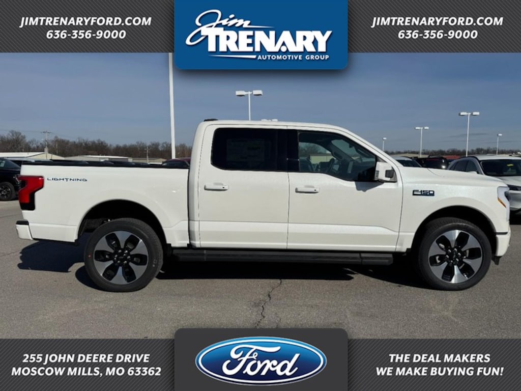 New 2025 Ford F-150 Lightning Platinum Truck SuperCrew Cab