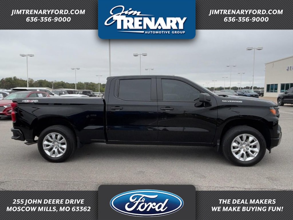 Used 2025 Chevrolet Silverado 1500 Custom Truck Crew Cab