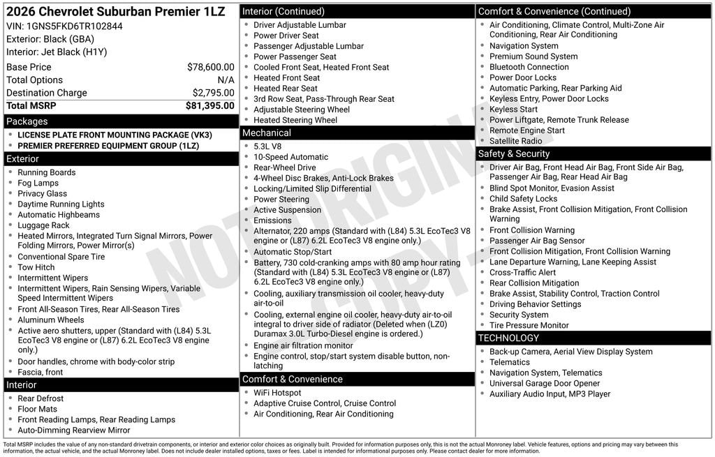 2026 Chevrolet Suburban Premier - Photo 32