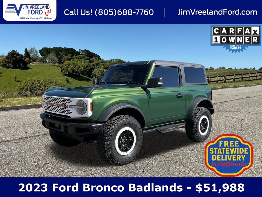 Certified 2023 Ford Bronco Badlands SUV