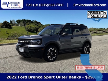 Used 2022 Ford Bronco Sport Outer Banks SUV for sale near Santa Barbara, CA