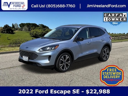 Used 2022 Ford Escape SE SUV for sale near Santa Barbara, CA