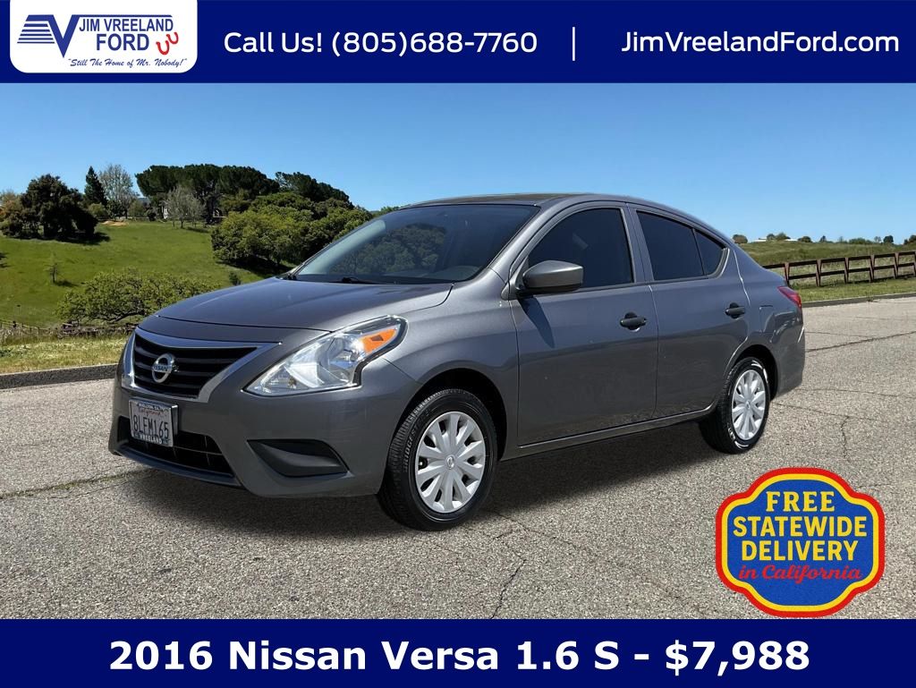 2016 Nissan Versa Sedan S