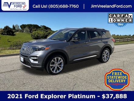 Used 2021 Ford Explorer Platinum SUV for sale near Santa Barbara, CA