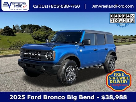 Used 2025 Ford Bronco Big Bend SUV for sale near Santa Barbara, CA