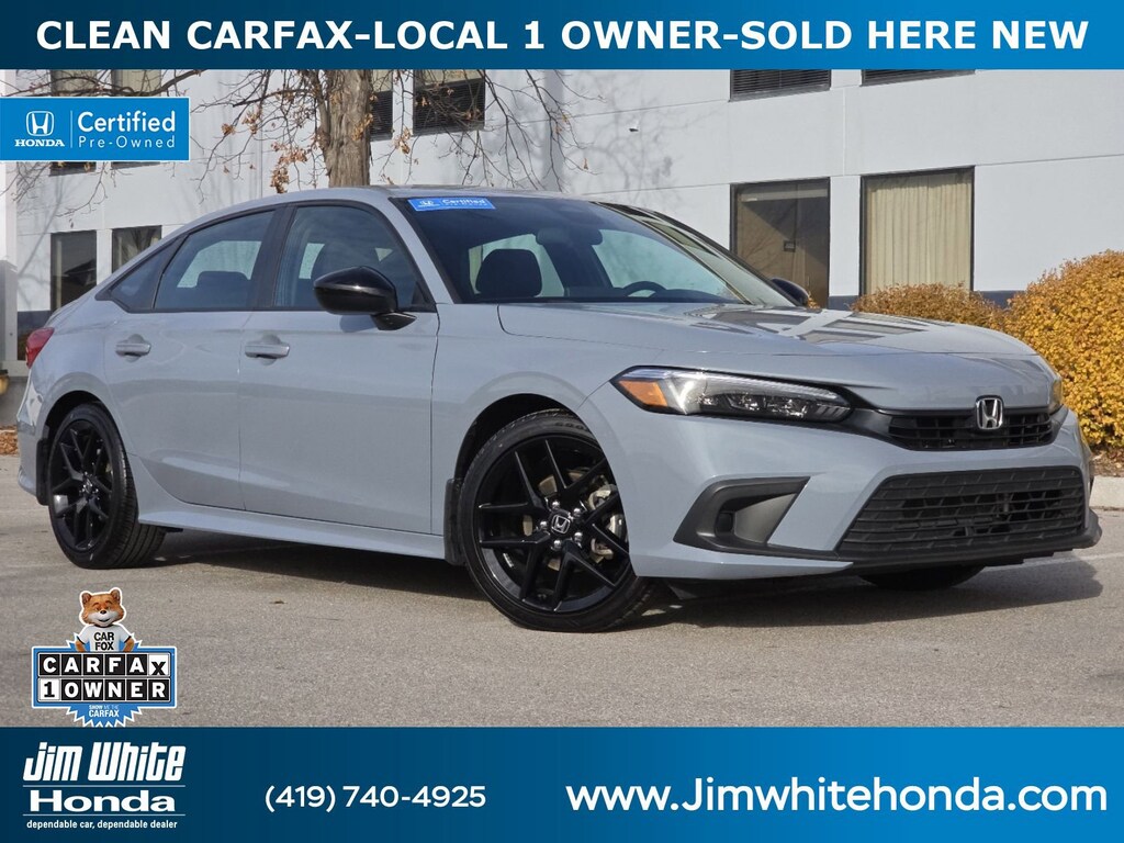 Certified 2023 Honda Civic Sport Sedan