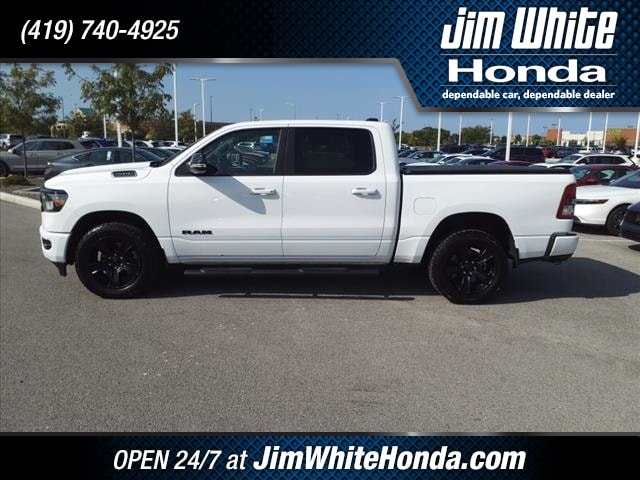 Used 2021 RAM Ram 1500 Pickup Big Horn/Lone Star with VIN 1C6SRFFT9MN547979 for sale in Maumee, OH