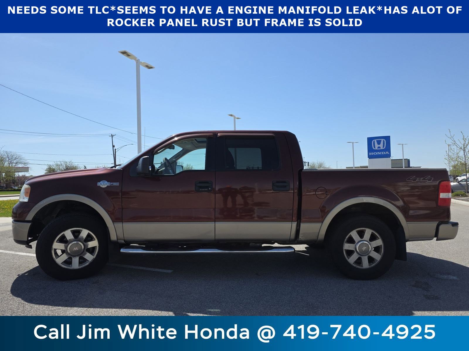 Used 2006 Ford F-150 King Ranch with VIN 1FTPW14576KC88816 for sale in Maumee, OH