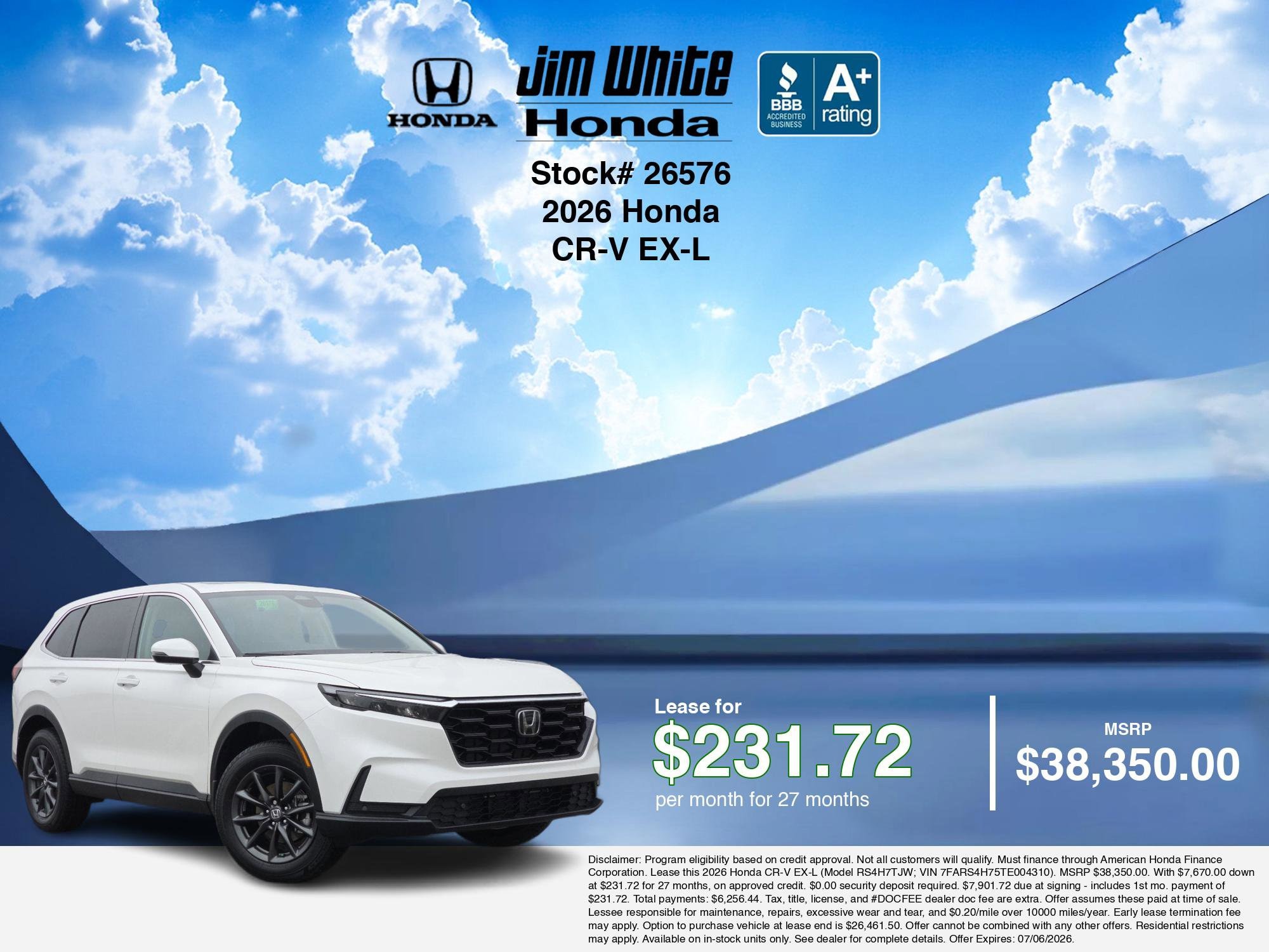 2026 Honda CR-V EX-L - Photo 3