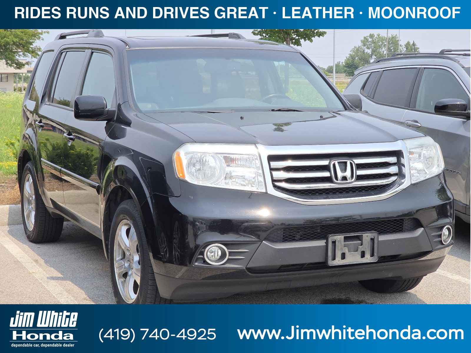 Used 2013 Honda Pilot EX-L with VIN 5FNYF4H5XDB073280 for sale in Maumee, OH