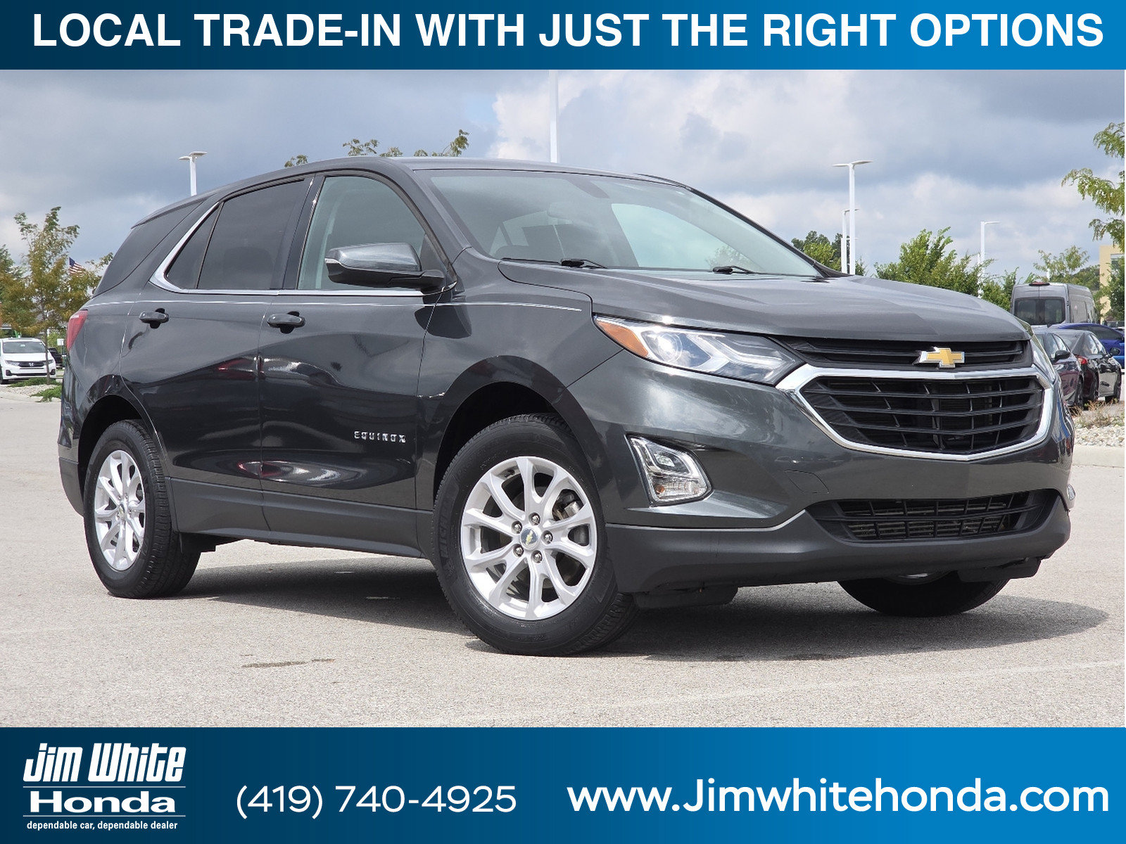 Used 2018 Chevrolet Equinox LT with VIN 3GNAXJEV4JL374245 for sale in Maumee, OH