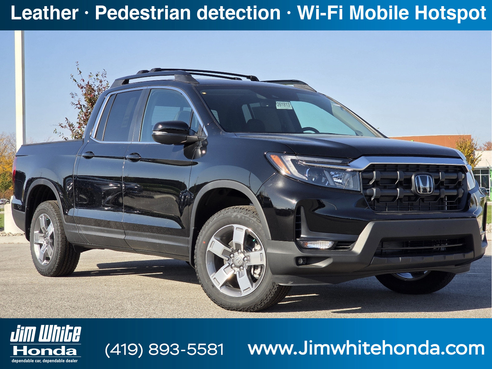 New 2026 Honda Ridgeline RTL Truck Crew Cab