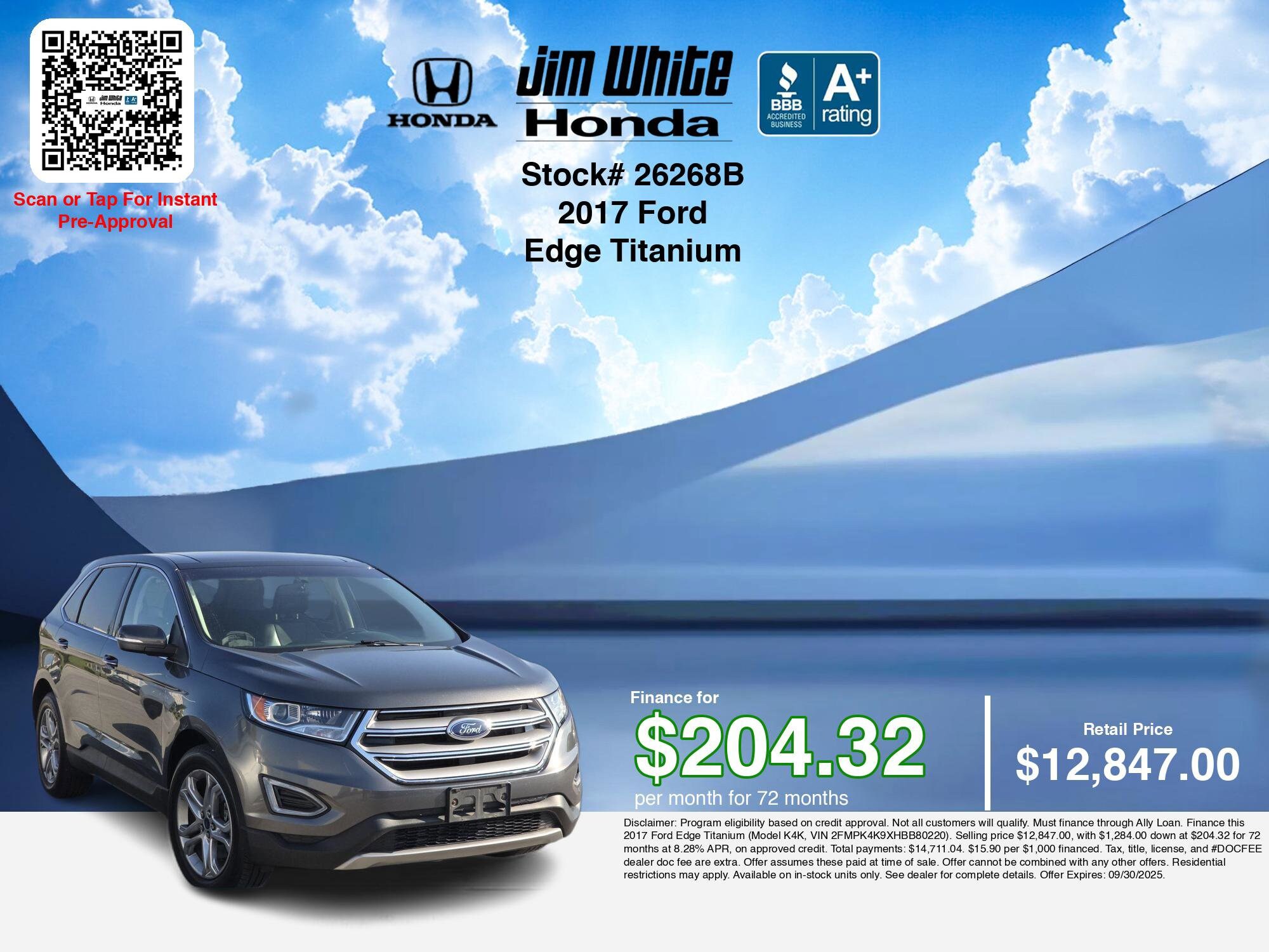 2017 Ford Edge Titanium photo 2