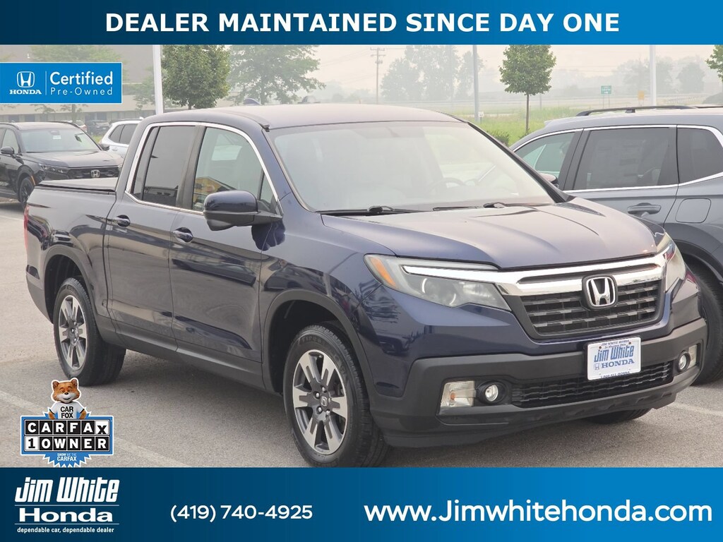 Certified 2017 Honda Ridgeline RTL-T Truck