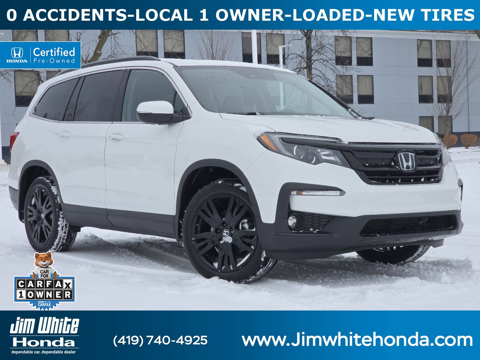 2022 Honda Pilot SE's photo