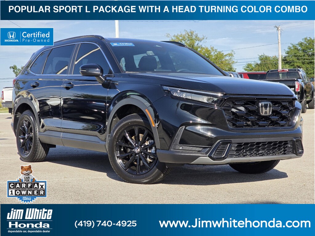 Certified 2024 Honda CR-V Hybrid Sport-L SUV