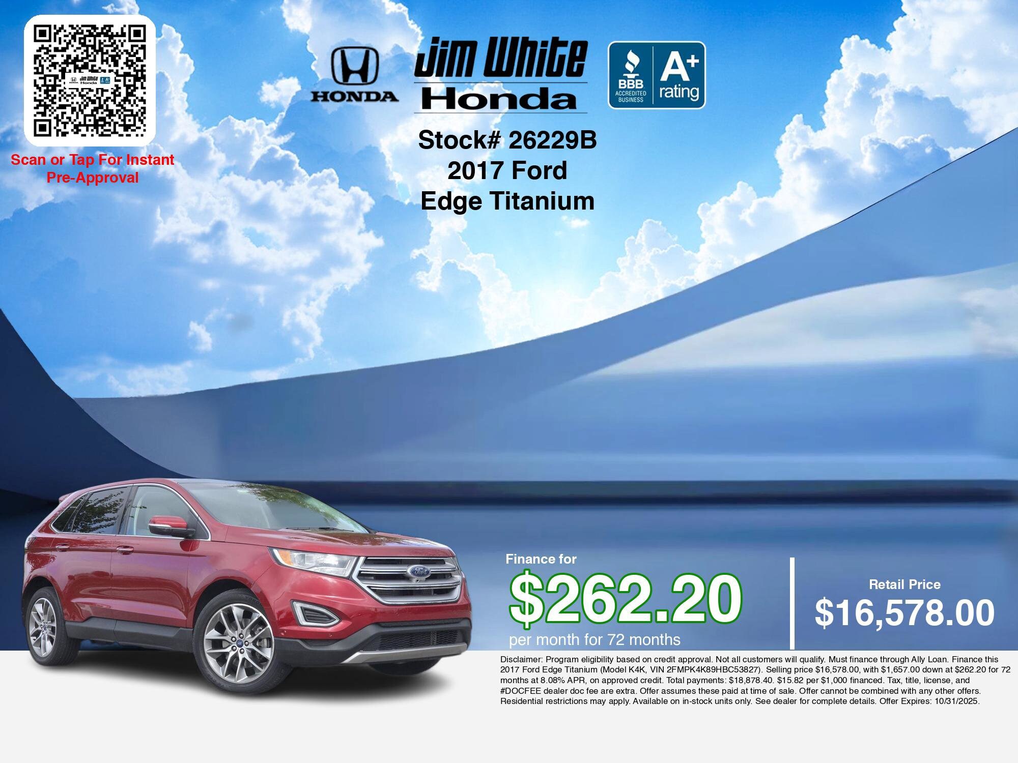 2017 Ford Edge Titanium photo 3