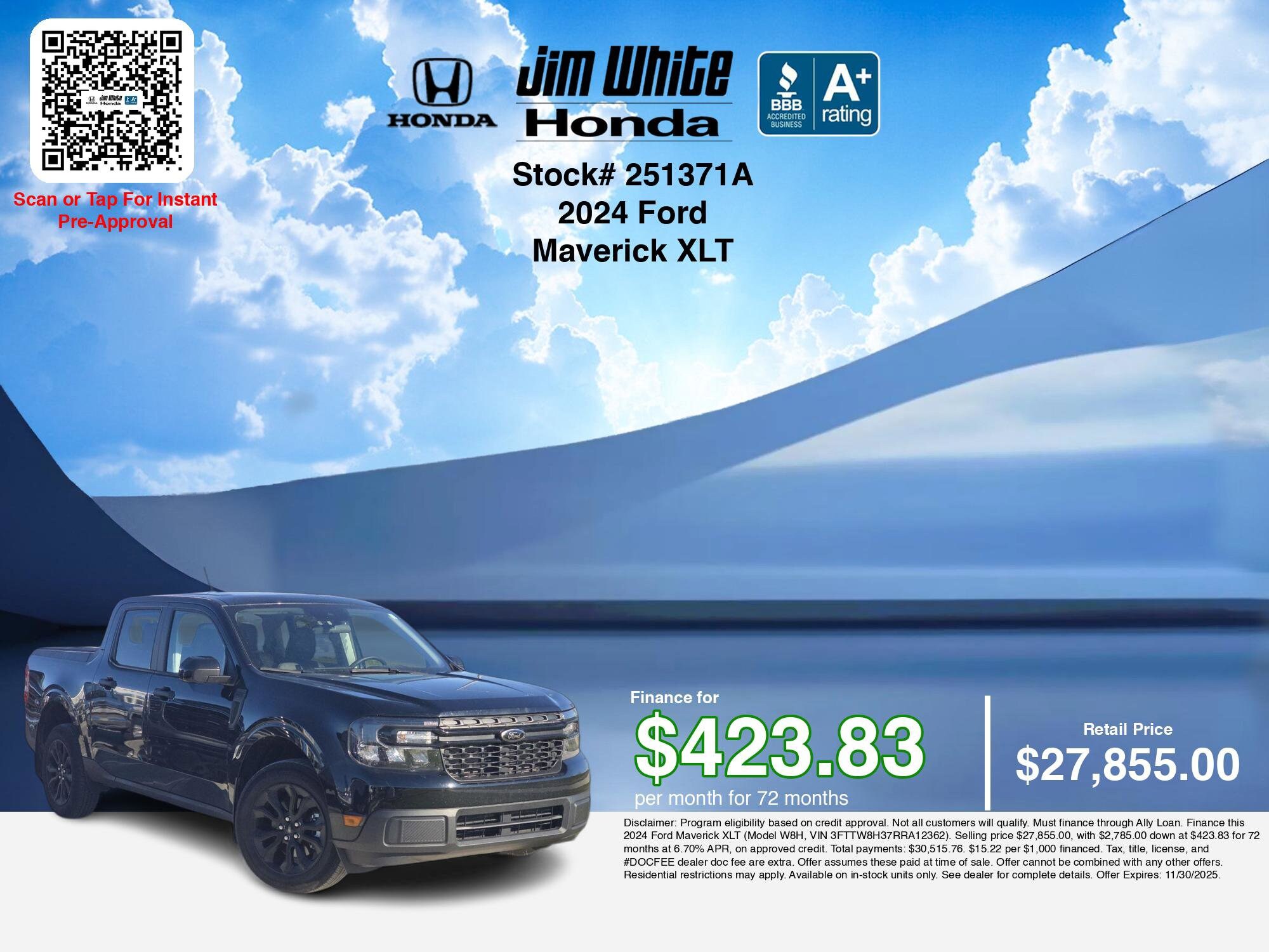 2024 Ford Maverick XLT photo 3