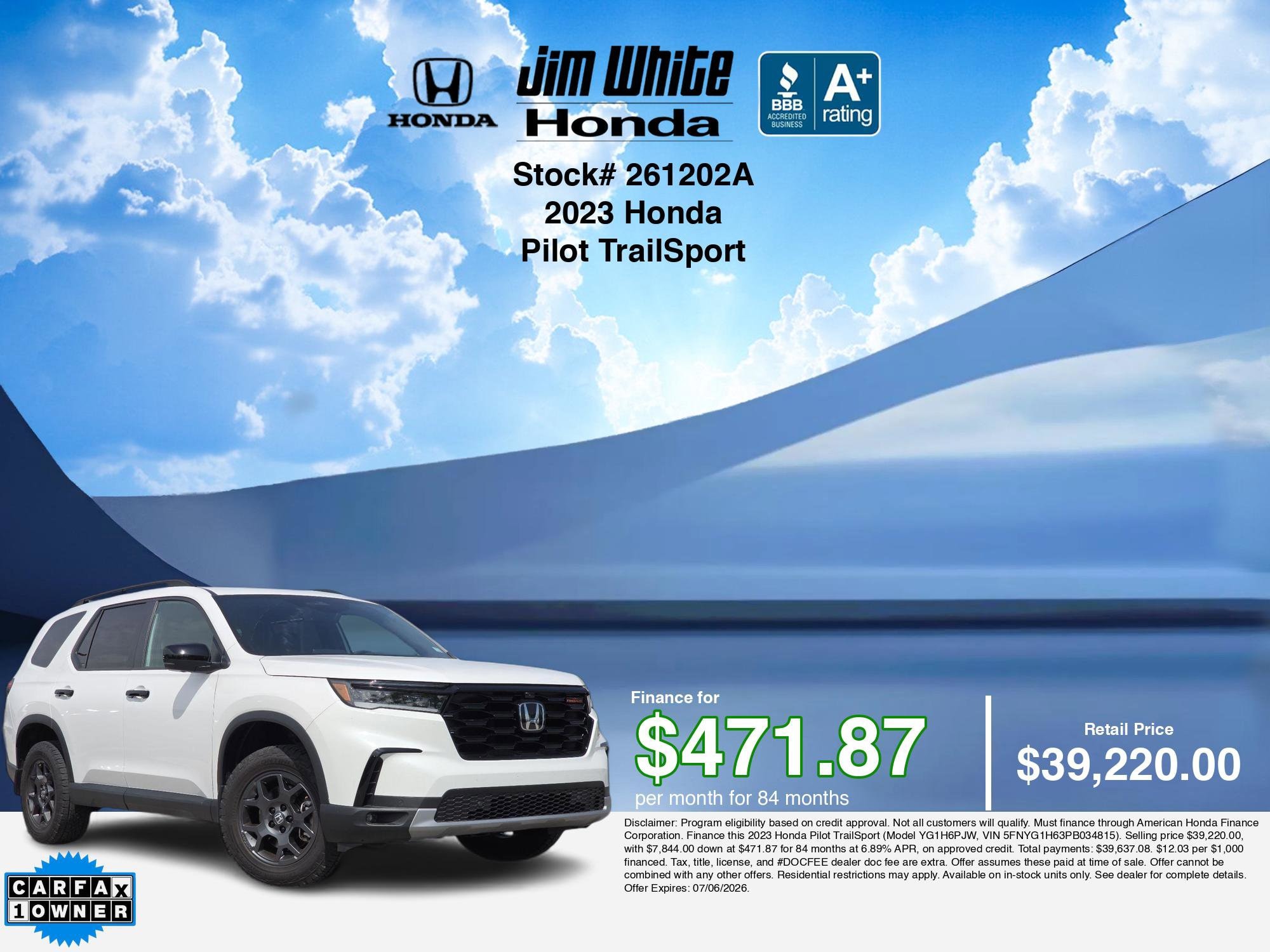 2023 Honda Pilot TrailSport - Photo 3