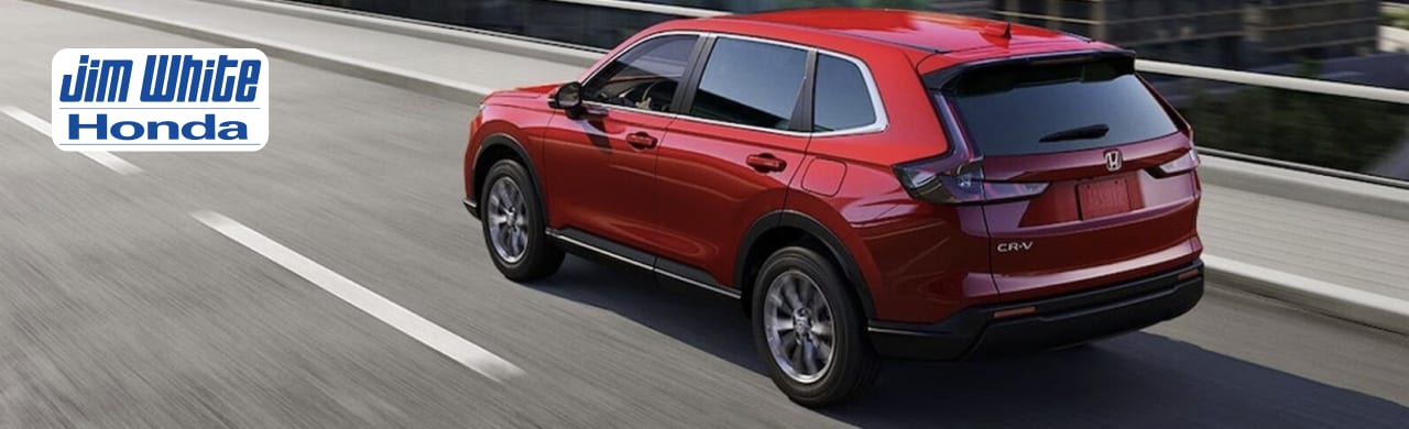 2026 Honda CR-V EX parked in front of Jim White Honda in Maumee, Ohio