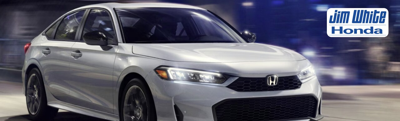 2026 Honda Civic Sport parked outside Jim White Honda in Maumee, Ohio