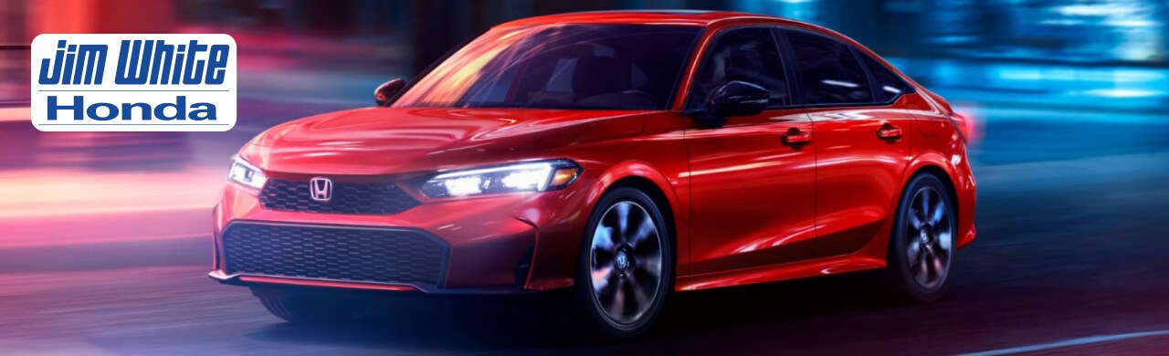 2026 Honda Civic Sedan parked outside Jim White Honda in Toledo, OH