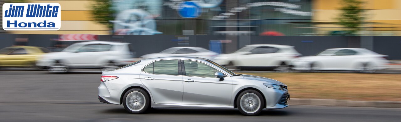 Customer test driving a Honda vehicle from Jim White Honda