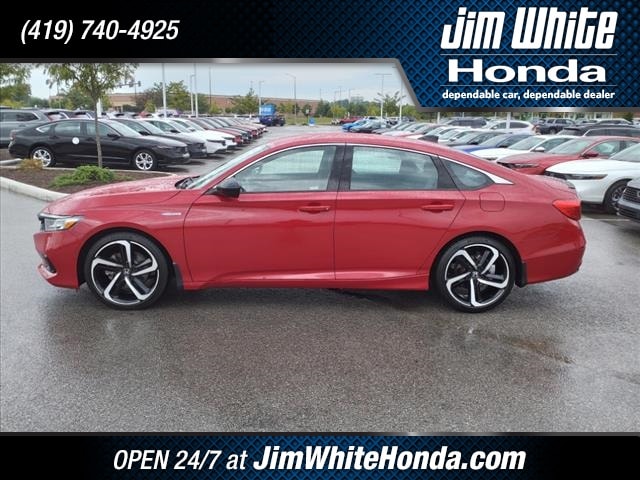 Certified 2022 Honda Accord Hybrid Sport with VIN 1HGCV3F28NA000758 for sale in Maumee, OH