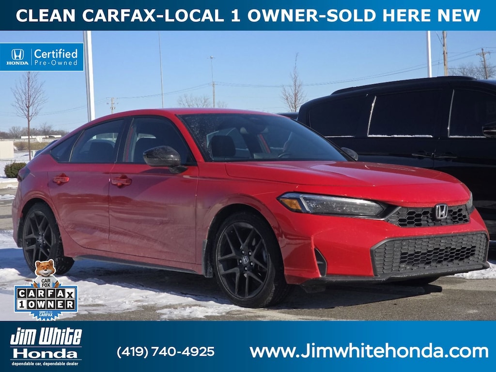 Certified 2025 Honda Civic Sport Hatchback