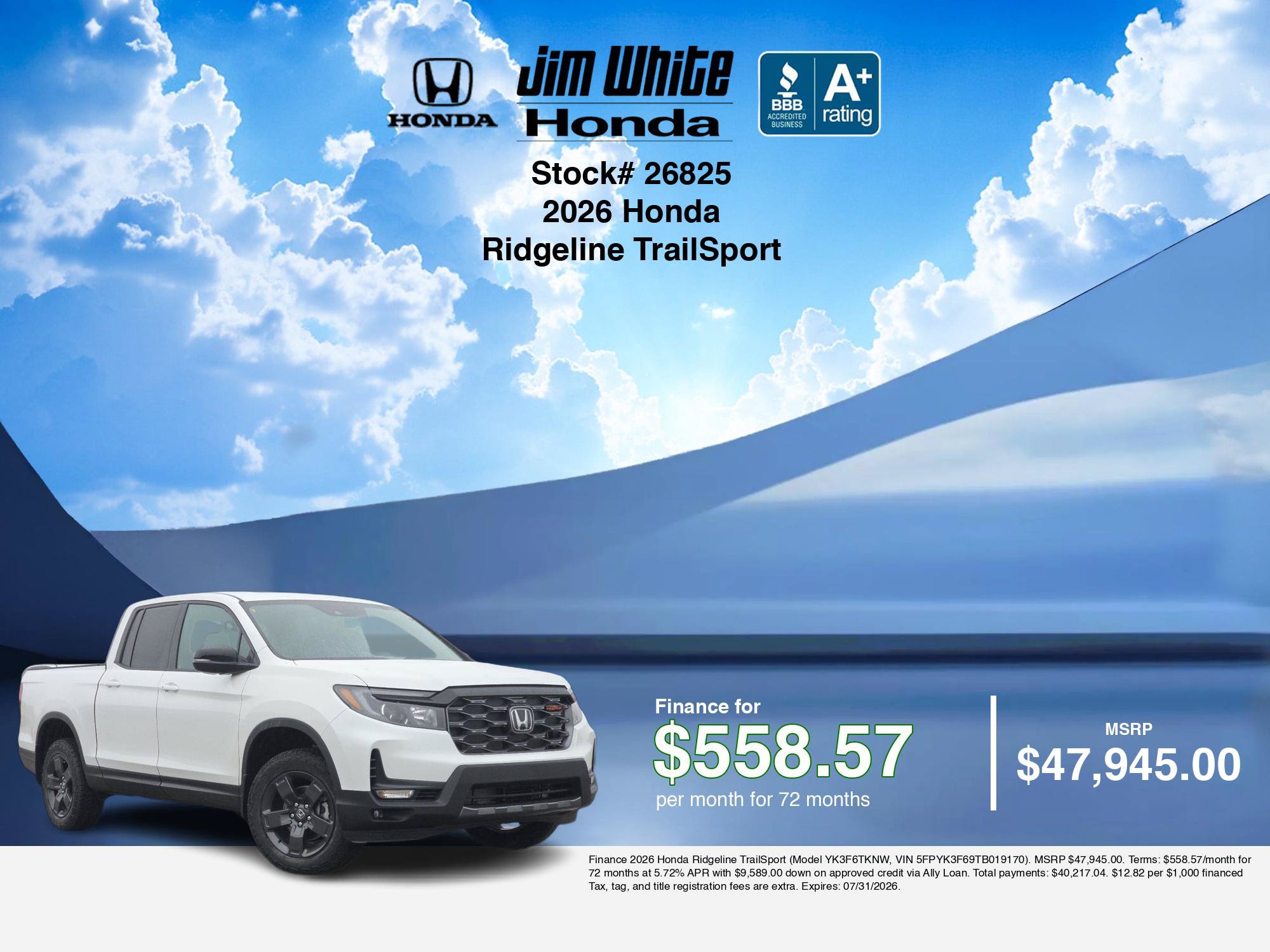 2026 Honda Ridgeline TrailSport - Photo 7