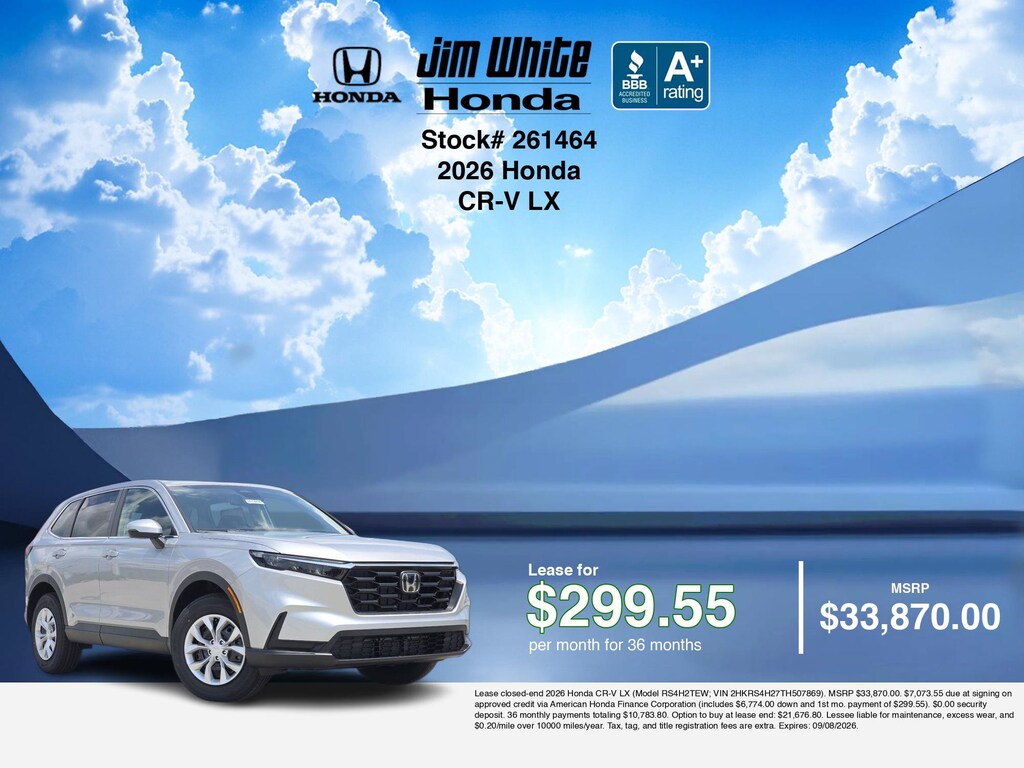New 2026 Honda CR-V LX SUV