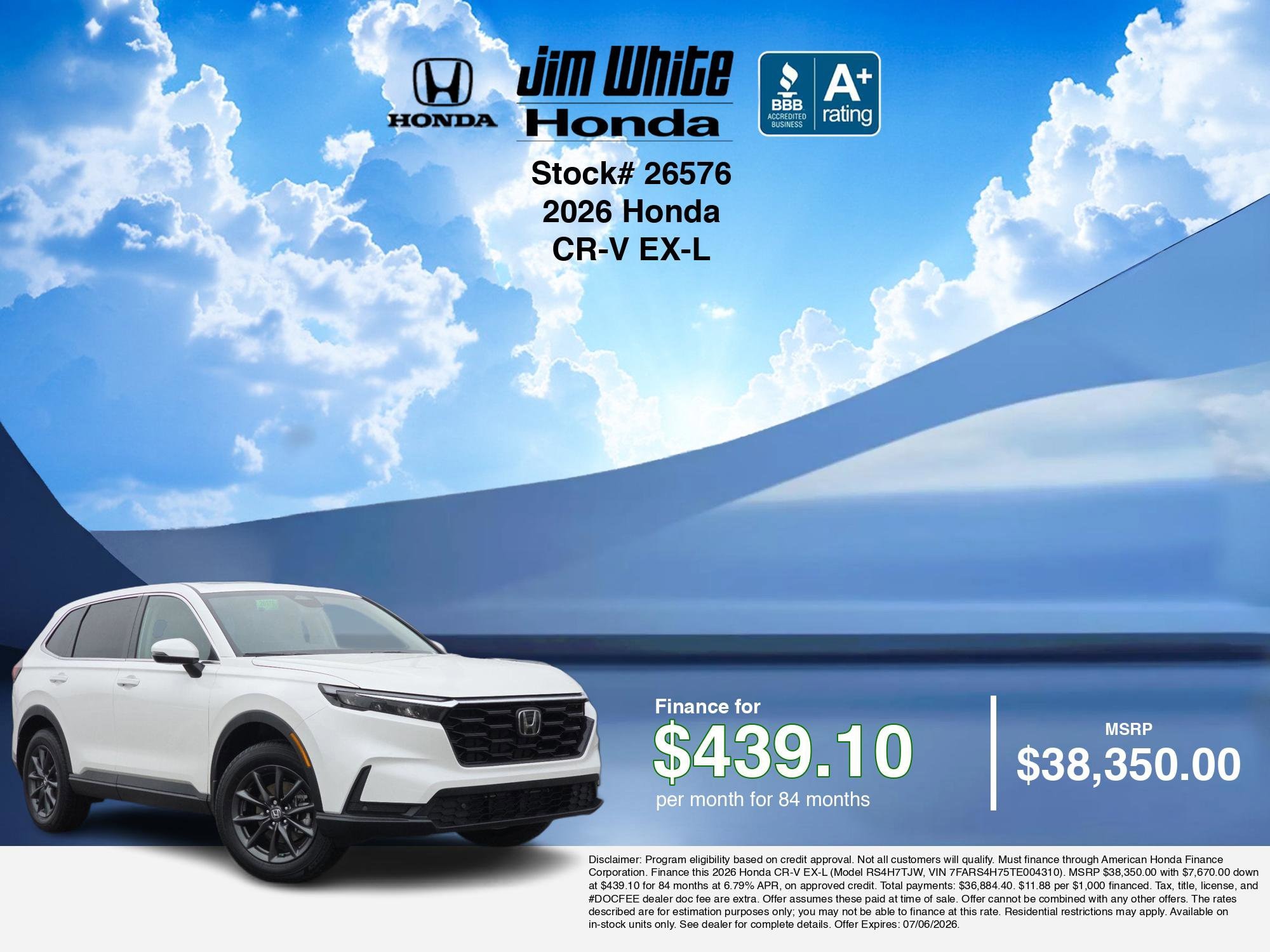 2026 Honda CR-V EX-L - Photo 7