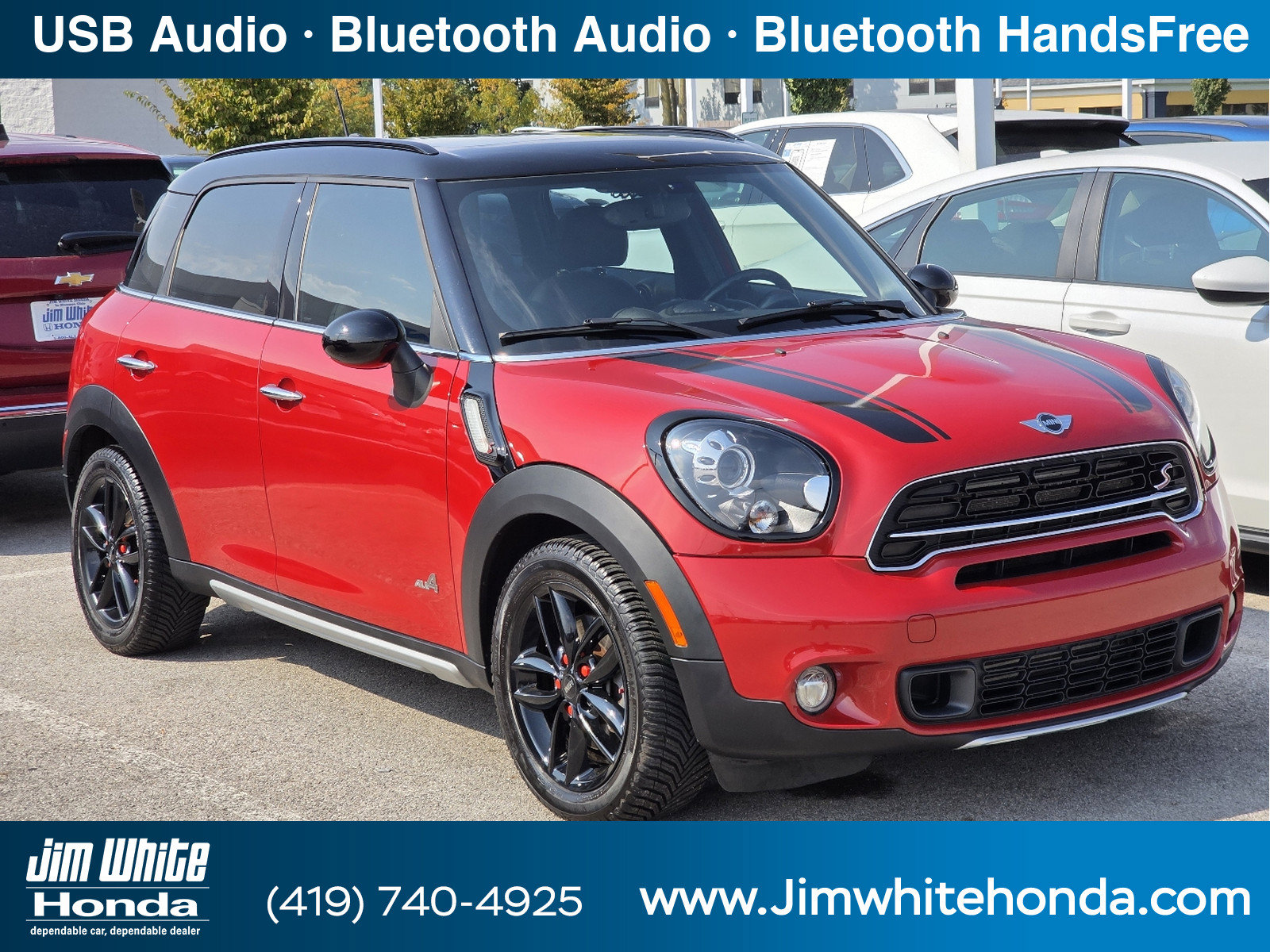 Used 2015 MINI Countryman S with VIN WMWZC5C50FWP48821 for sale in Maumee, OH