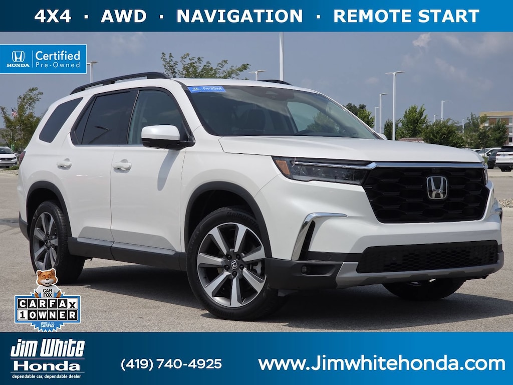 Certified 2025 Honda Pilot Elite SUV