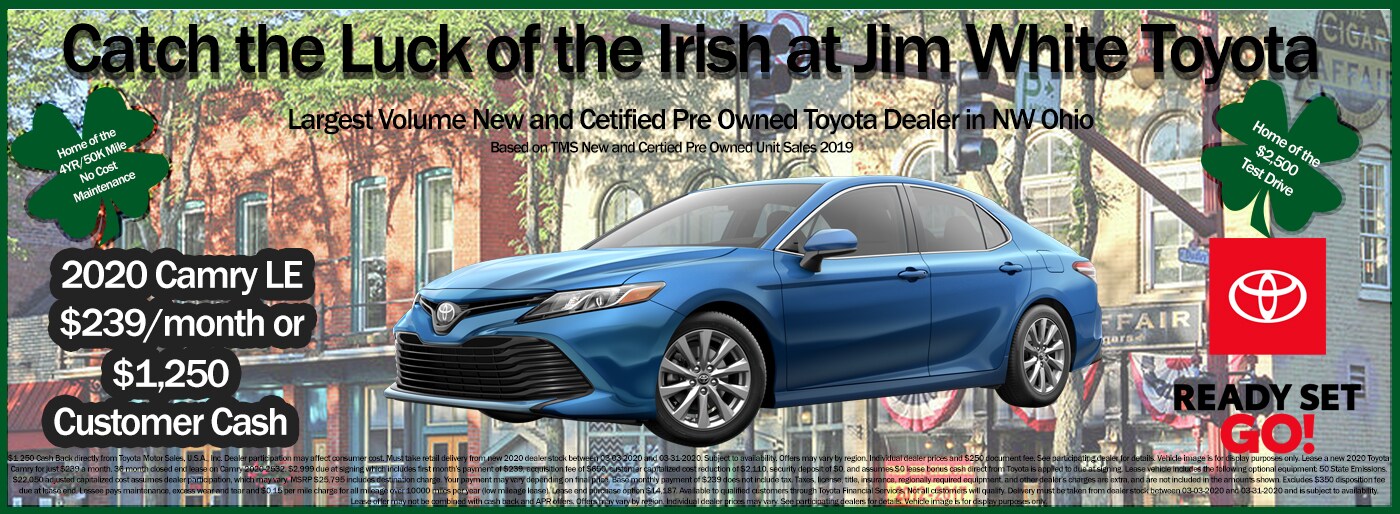 Jim White Toyota Dealership Serving Toledo and Maumee
