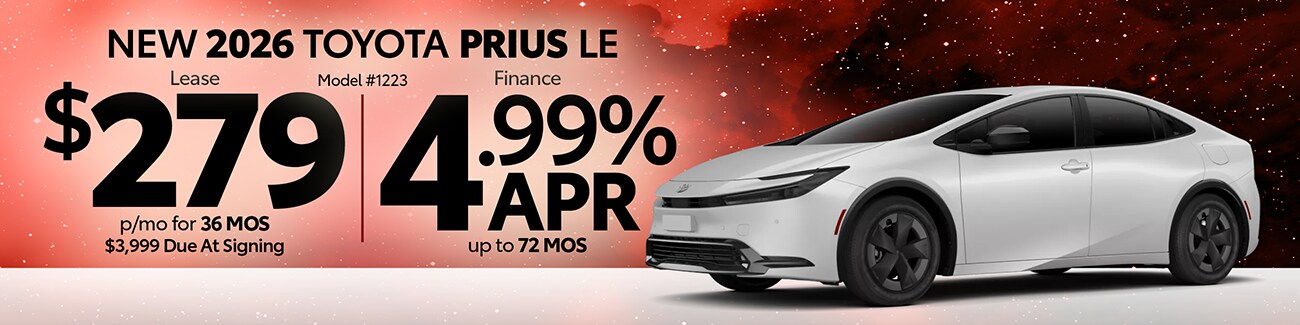 PRIUS SPECIAL FROM JIM WHITE TOYOTA