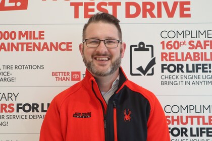 Staff member Sean Chubner from 79a9cef86c6c