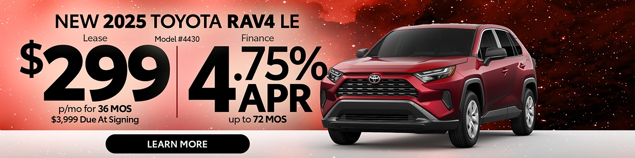 RAV4 SPECIAL FROM JIM WHITE TOYOTA