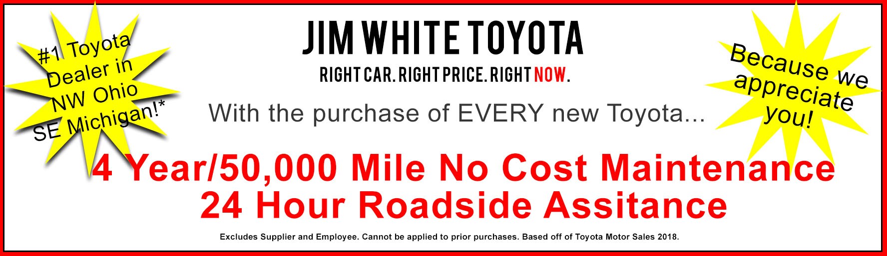 Jim White Toyota Dealership Serving Toledo and Maumee
