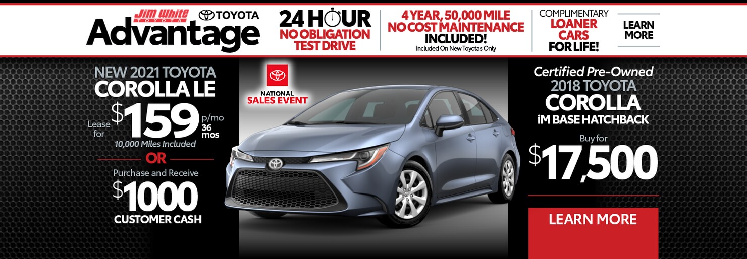 Jim White Toyota Dealership Serving Toledo and Maumee