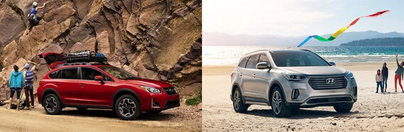 Subaru Santa Fe >> 2017 Subaru Crosstrek Vs 2017 Hyundai Santa Fe Comparison Subaru Santa Fe >> 2017 Subaru Crosstrek Vs 2017 Hyundai Santa Fe Comparison