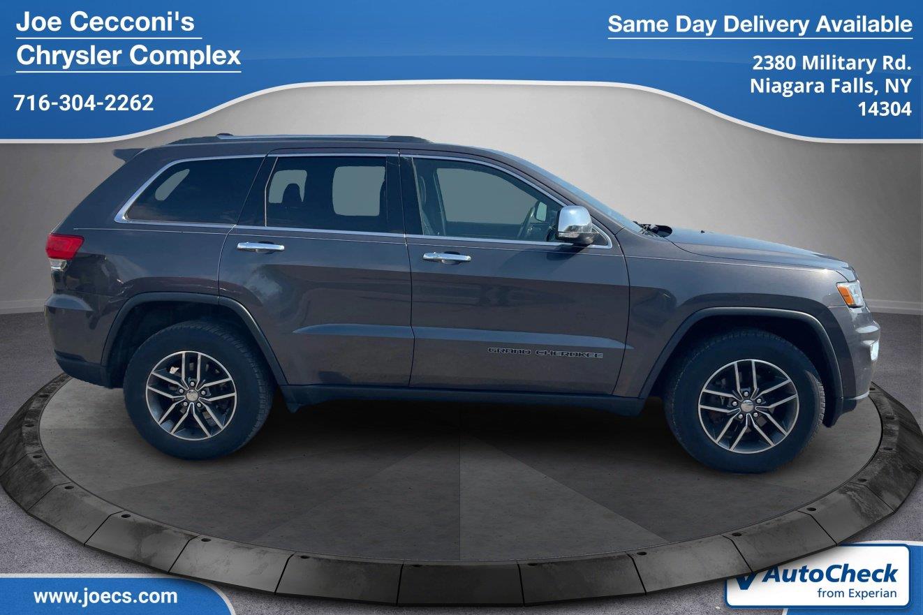 Used 2017 Jeep Grand Cherokee Limited with VIN 1C4RJFBG0HC795756 for sale in Niagara Falls, NY