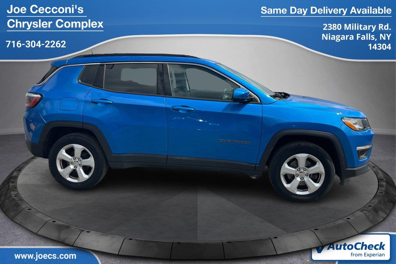 Used 2018 Jeep Compass Latitude with VIN 3C4NJDBB6JT479764 for sale in Niagara Falls, NY