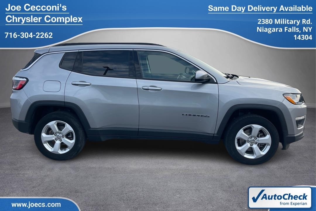 Used 2021 Jeep Compass Latitude with VIN 3C4NJDBB4MT547841 for sale in Niagara Falls, NY