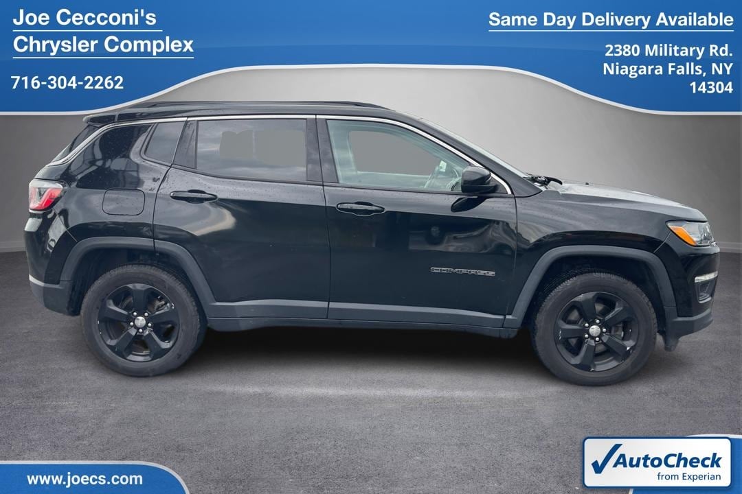 Used 2018 Jeep Compass Latitude with VIN 3C4NJDBB7JT103610 for sale in Niagara Falls, NY