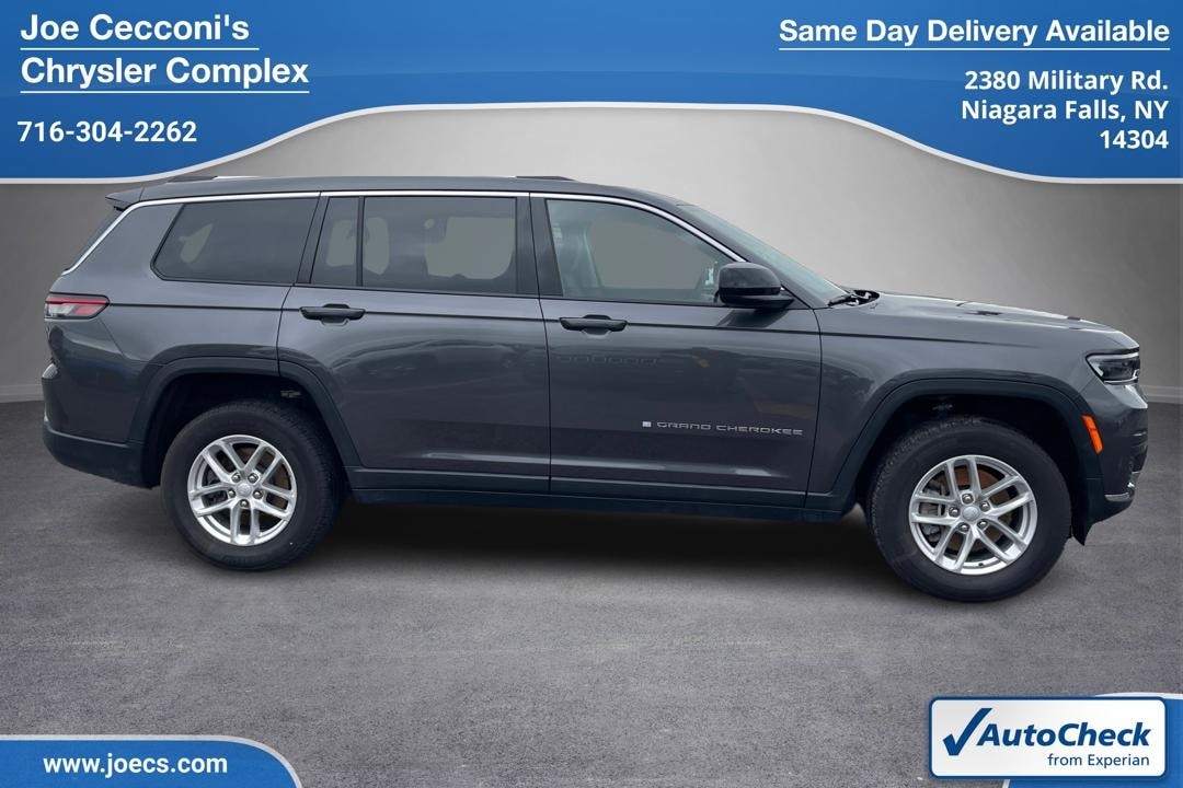 Used 2023 Jeep Grand Cherokee L Laredo with VIN 1C4RJKAG2P8830955 for sale in Niagara Falls, NY