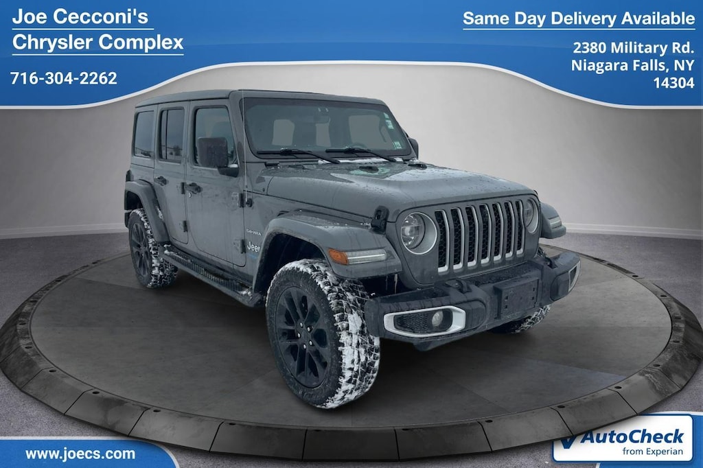 Used 2021 Jeep Wrangler 4xe Unlimited Sahara SUV