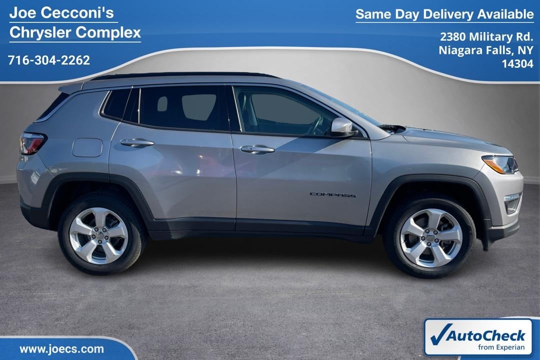 Used 2020 Jeep Compass Latitude with VIN 3C4NJDBB5LT230567 for sale in Niagara Falls, NY